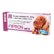 Fipron 134 mg spot-on pro psy M 1x 1,34 ml (EXP 31.8.2025) Fipron 134 mg spot-on pro psy M 1x 1,34 ml (EXP 31.8.2025)
