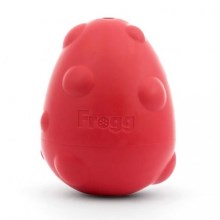 Frogg Egg hračka pro psy červená 10,5 cm